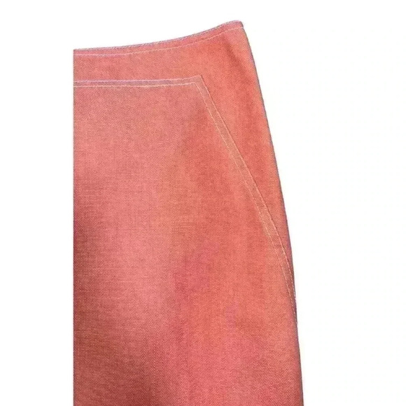 Carlisle Women's Peach A-Line Skirt With Beltloop Hem SIZE-10 - Picture 3 of 8